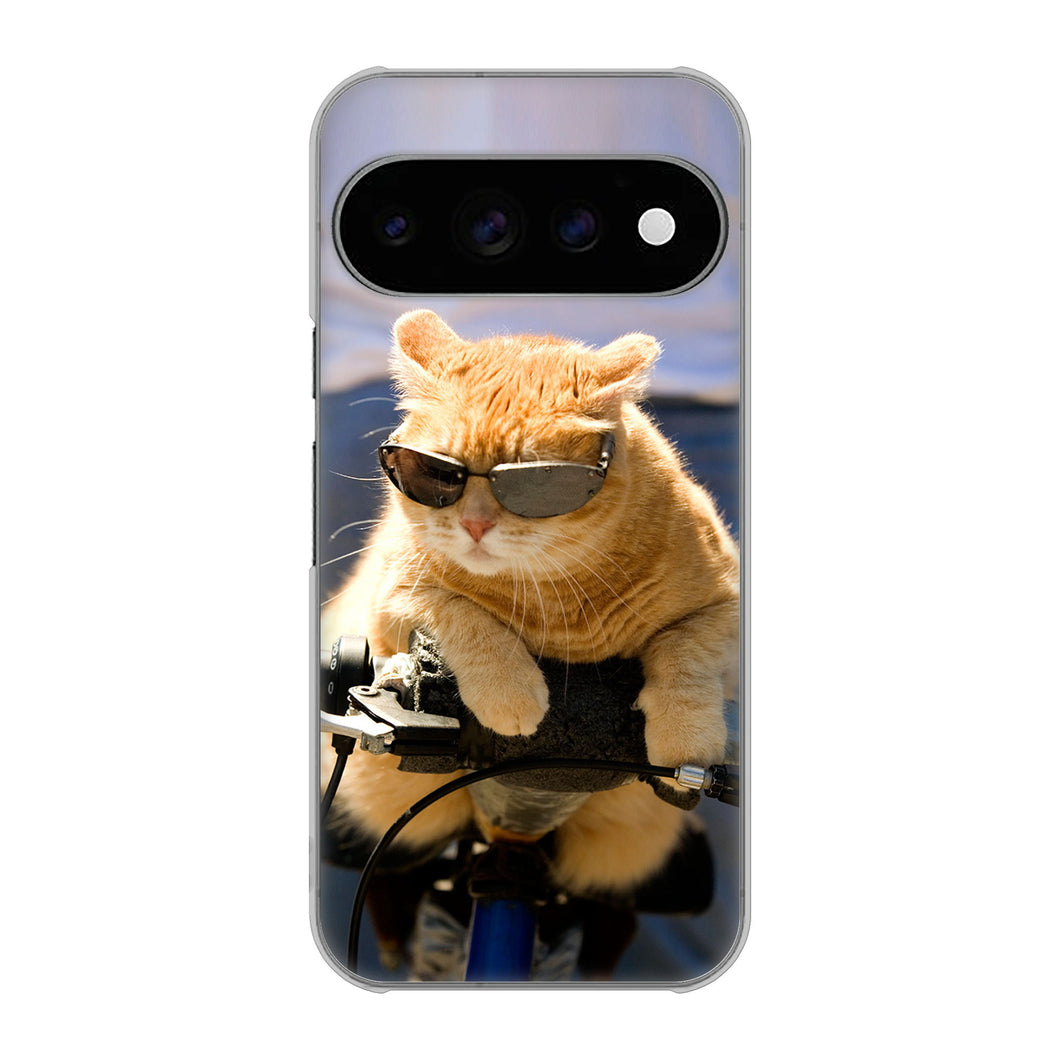 Google Pixel 11 Pro 595 にゃんとサイクル ハードケース 背面印刷