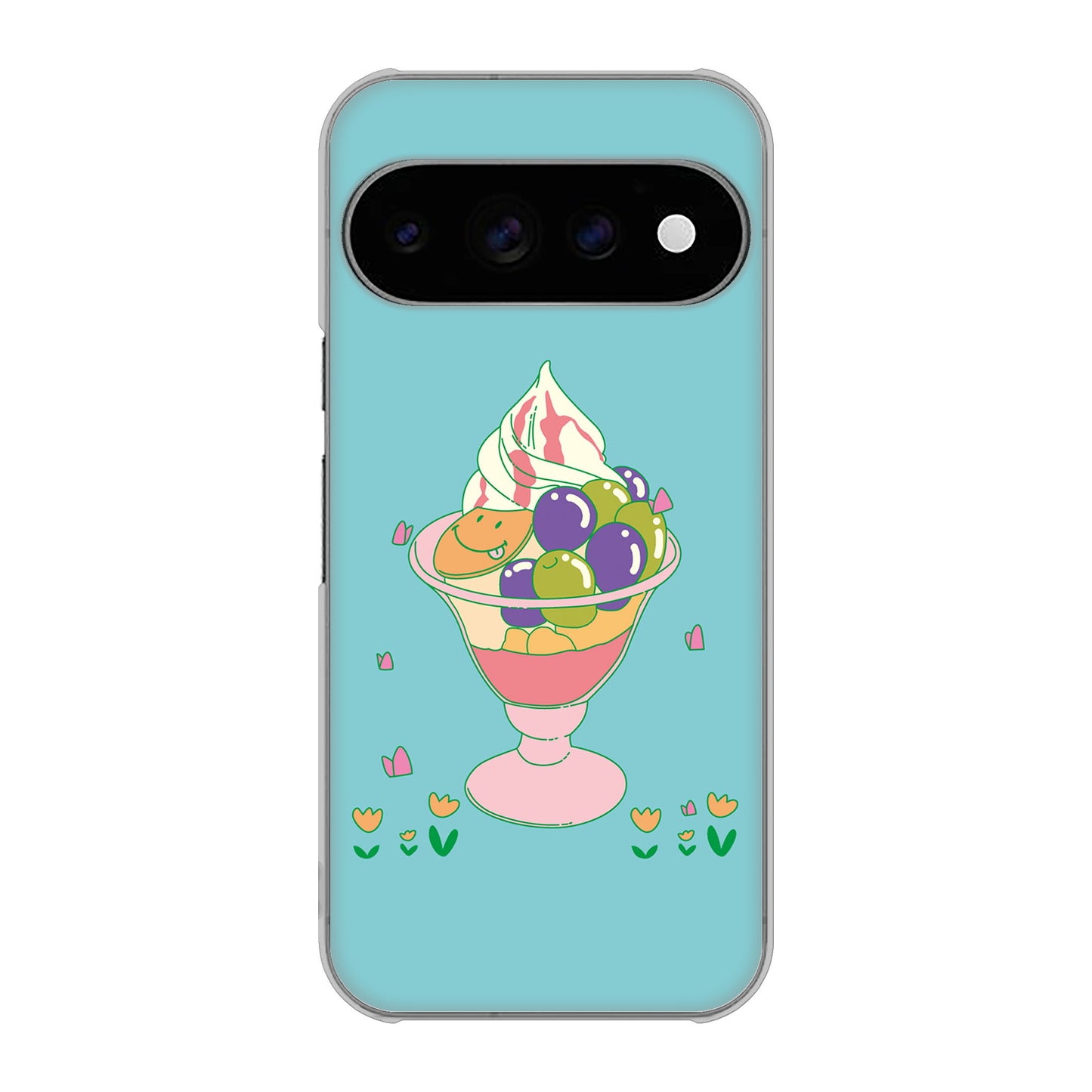 Google Pixel 11 Pro スイーツイラスト ハードケース 背面印刷