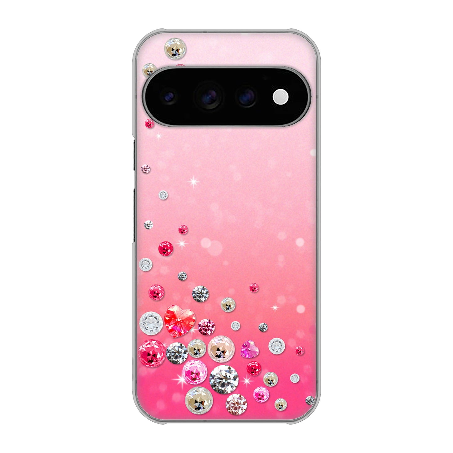 Google Pixel 11 Pro スワロデコ風プリント ハードケース 背面印刷