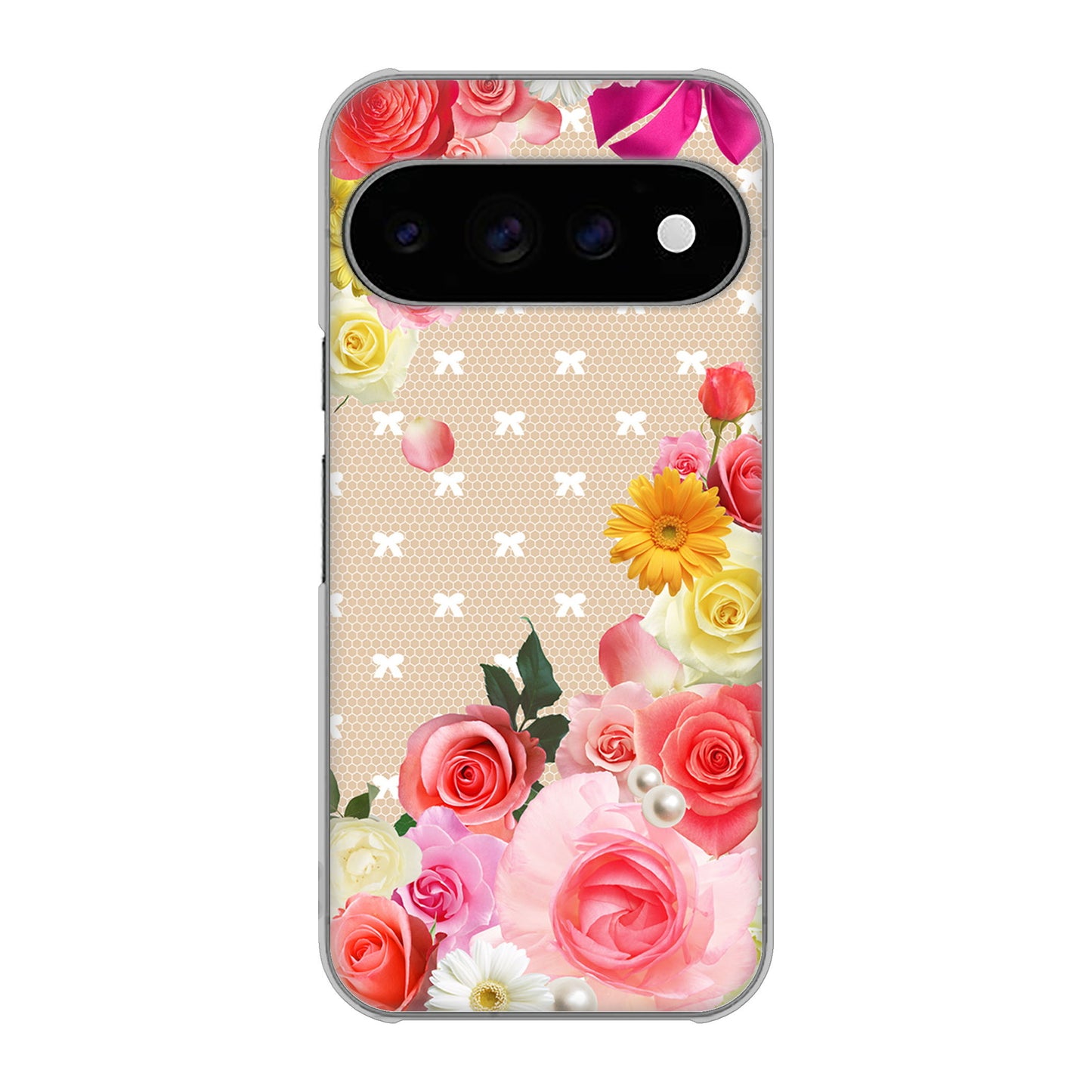 Google Pixel 11 Pro ロマンチックなバラ ハードケース 背面印刷