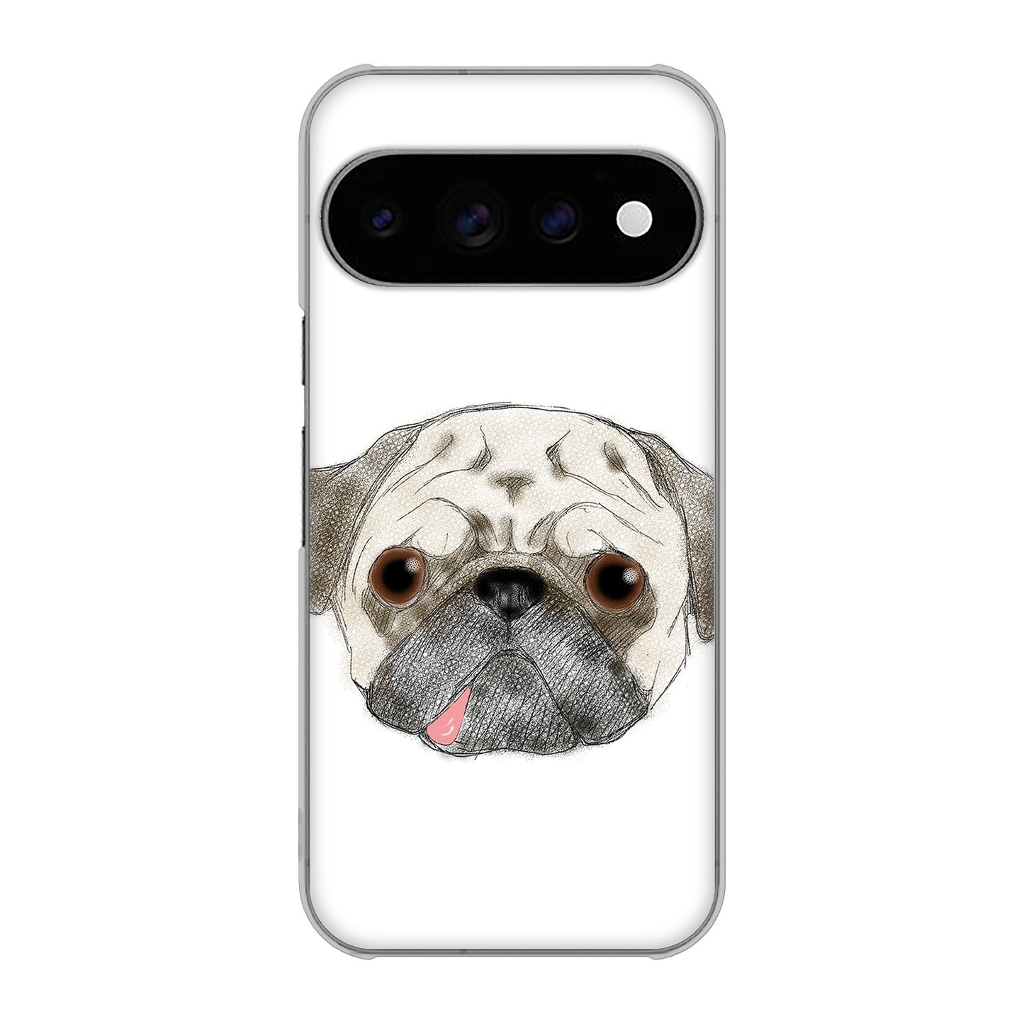 Google Pixel 11 Pro パグ ハードケース 背面印刷