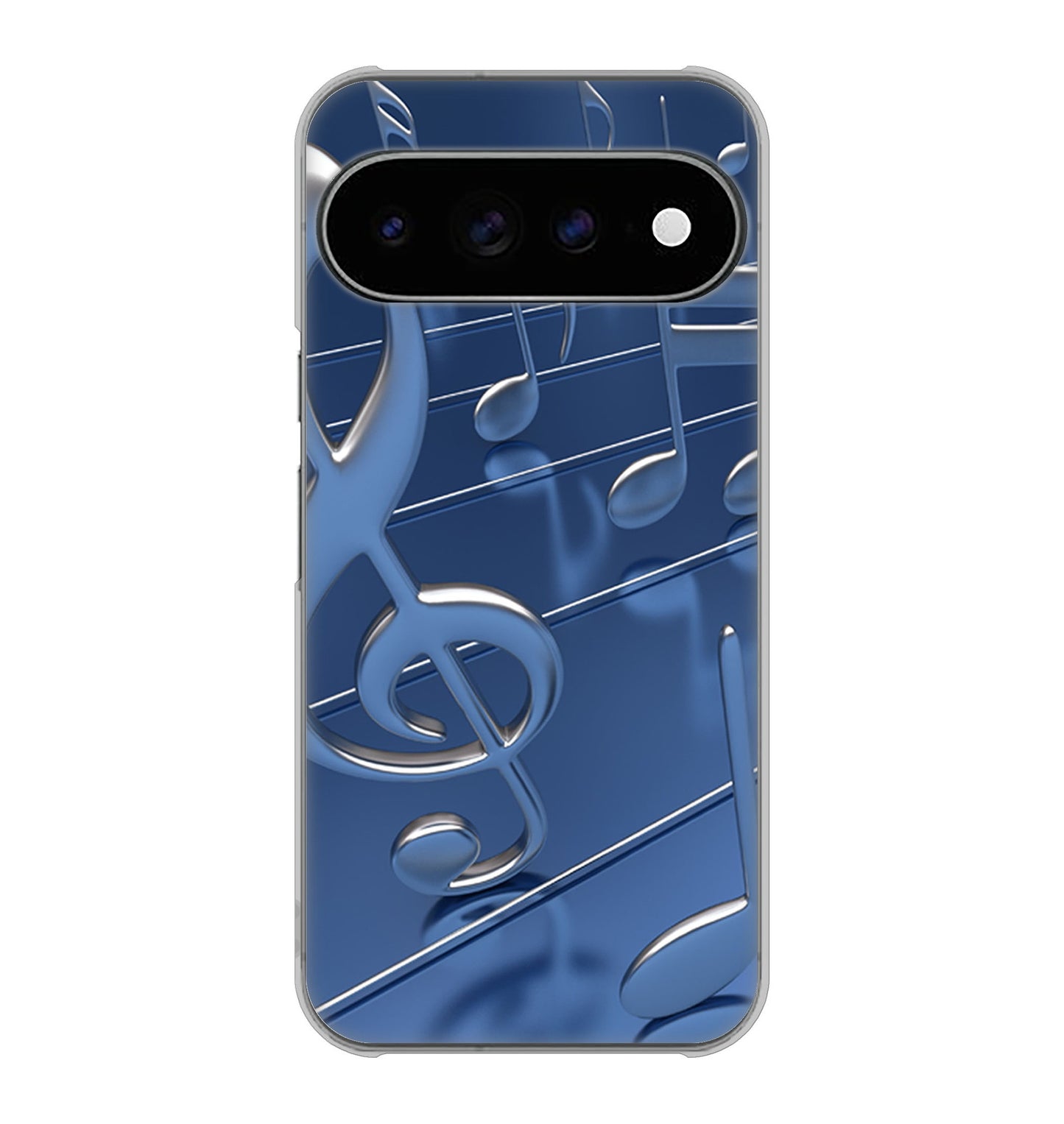 Google Pixel 11 Pro XL 音符 ハードケース 背面印刷