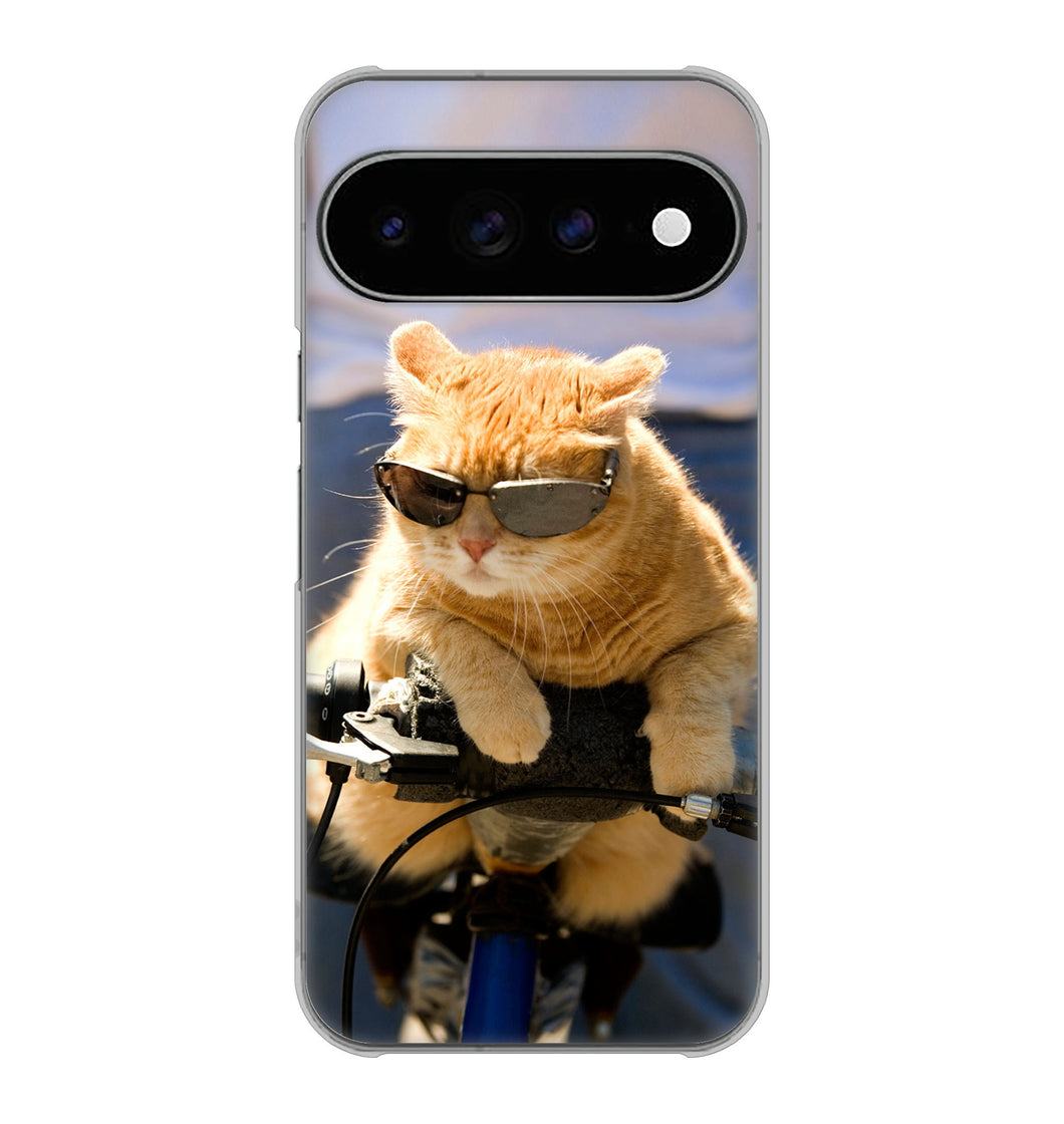 Google Pixel 11 Pro XL 595 にゃんとサイクル ハードケース 背面印刷