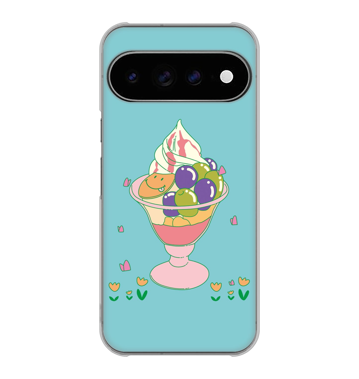 Google Pixel 11 Pro XL スイーツイラスト ハードケース 背面印刷