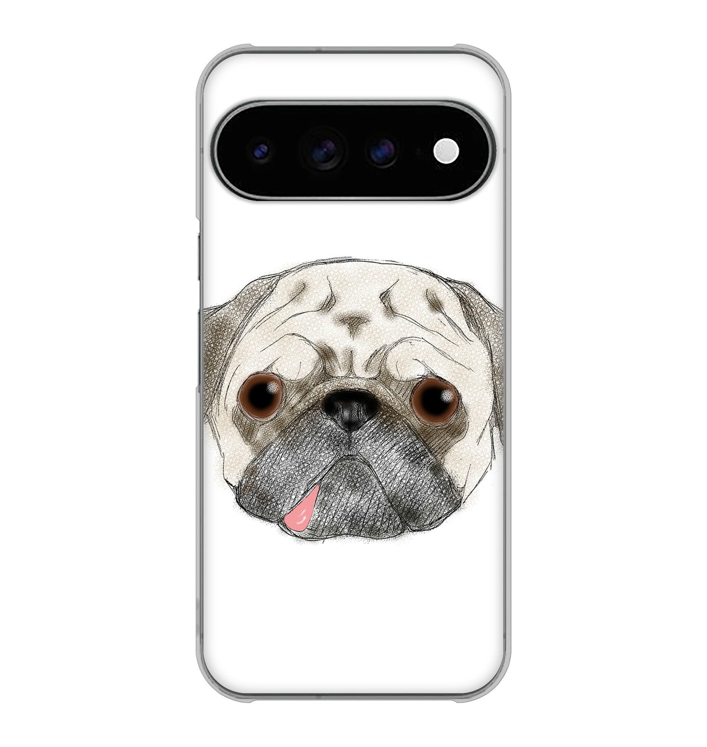 Google Pixel 11 Pro XL パグ ハードケース 背面印刷