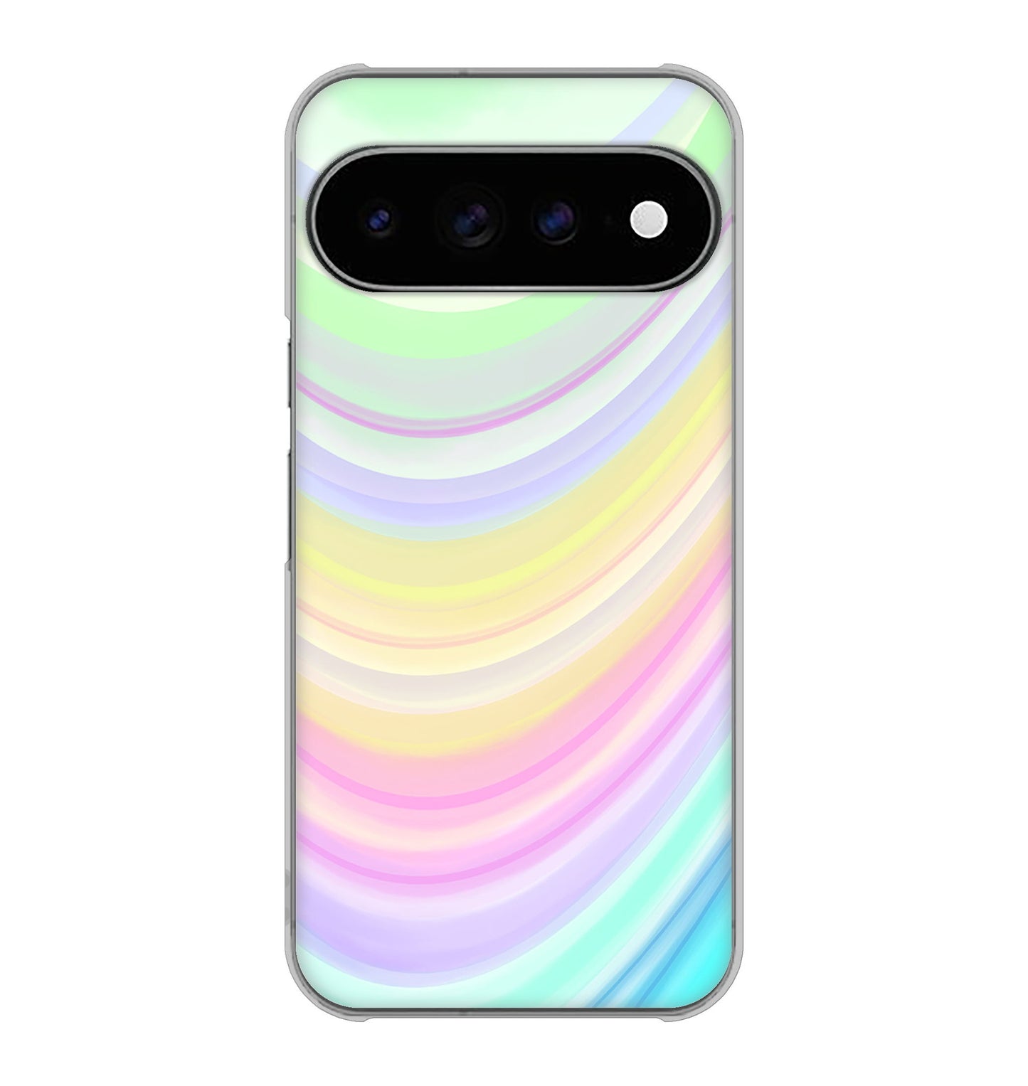 Google Pixel 11 Pro XL レインボー ハードケース 背面印刷