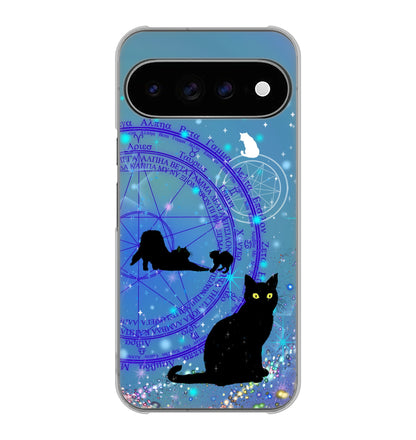 Google Pixel 11 Pro XL 魔法陣猫 ハードケース 背面印刷