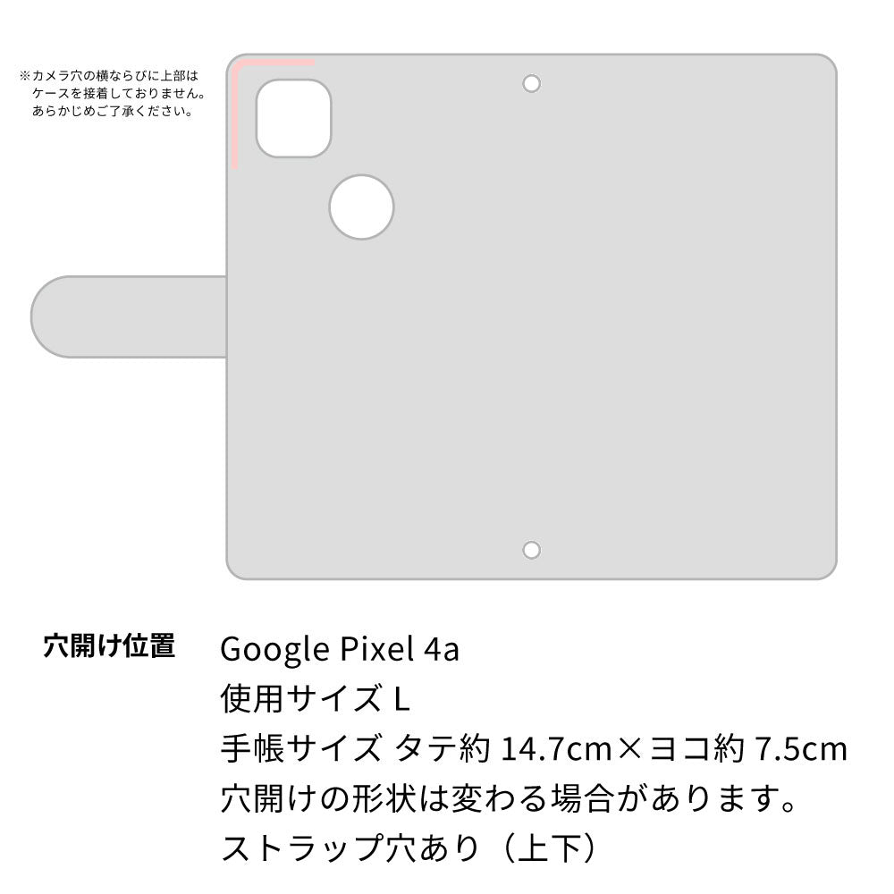 Google Pixel 4a 財布付きスマホケース コインケース付き Simple ポケット 耐衝撃