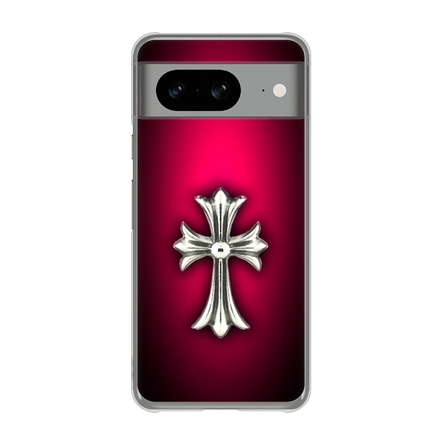 Google Pixel 8 クロス ハードケース 背面印刷