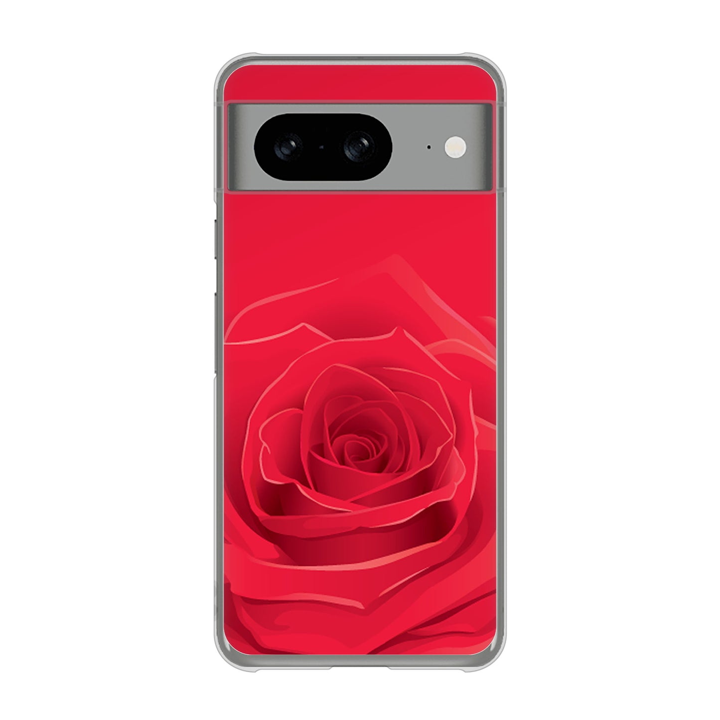 Google Pixel 8 バラ ハードケース 背面印刷