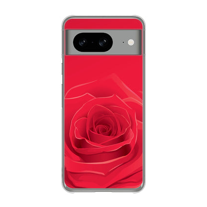 Google Pixel 8 バラ ハードケース 背面印刷