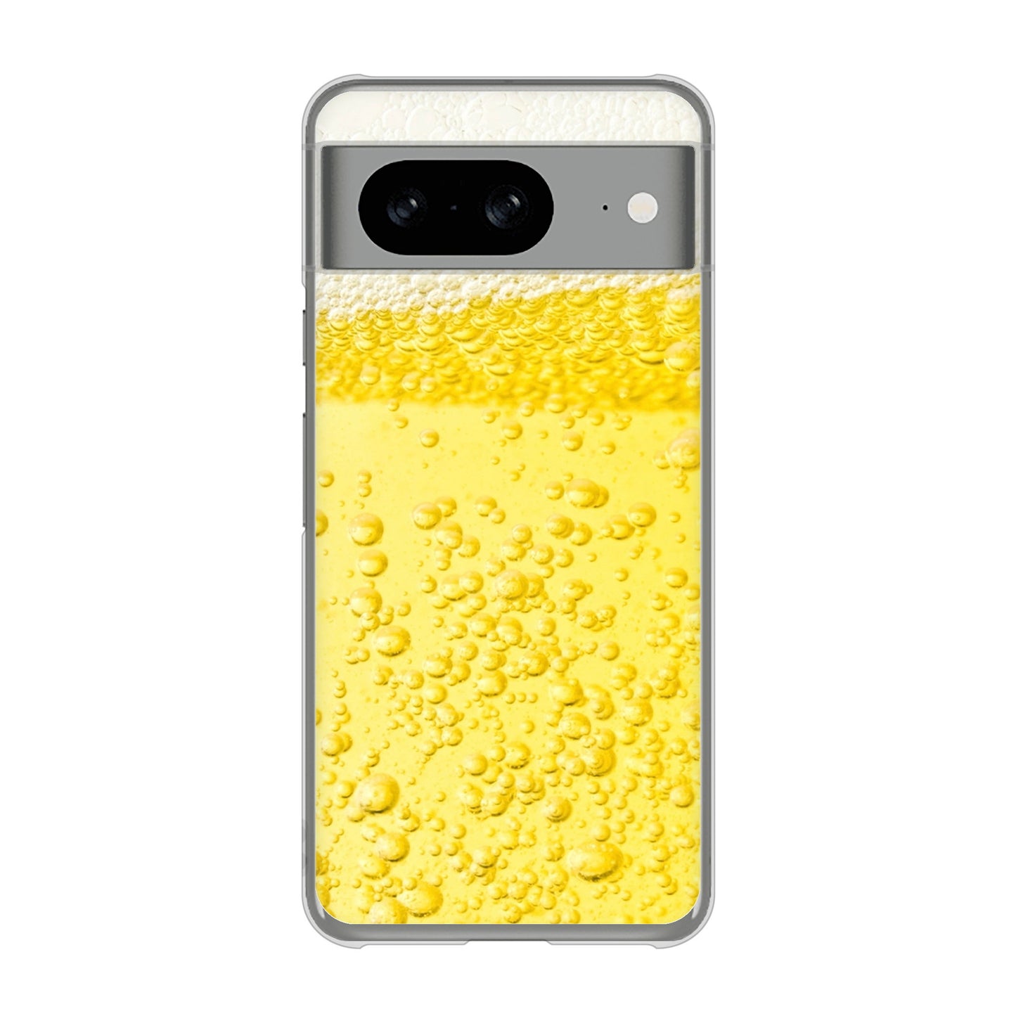 Google Pixel 8 高画質仕上げ 背面印刷 ハードケース生ビール