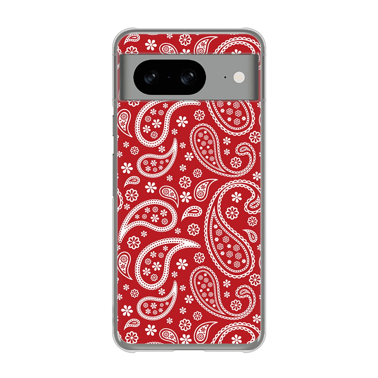 Google Pixel 8 ペイズリー ハードケース 背面印刷