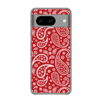 Google Pixel 8 ペイズリー ハードケース 背面印刷