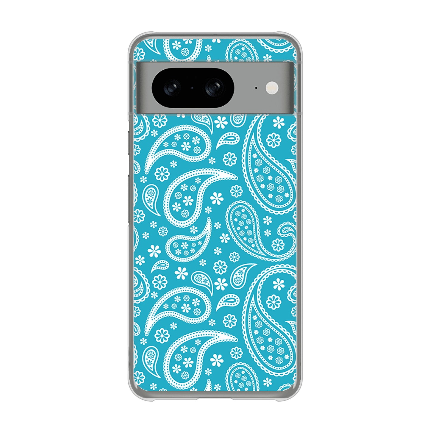 Google Pixel 8 ペイズリー ハードケース 背面印刷