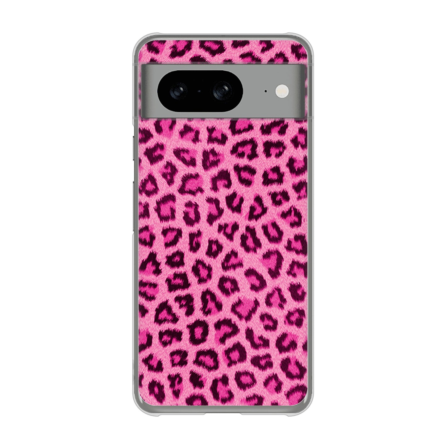 Google Pixel 8 ヒョウ柄ベーシックS ハードケース 背面印刷