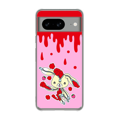 Google Pixel 8 むかいあぐる ジッパーうさぎのジッピョン ハードケース 背面印刷