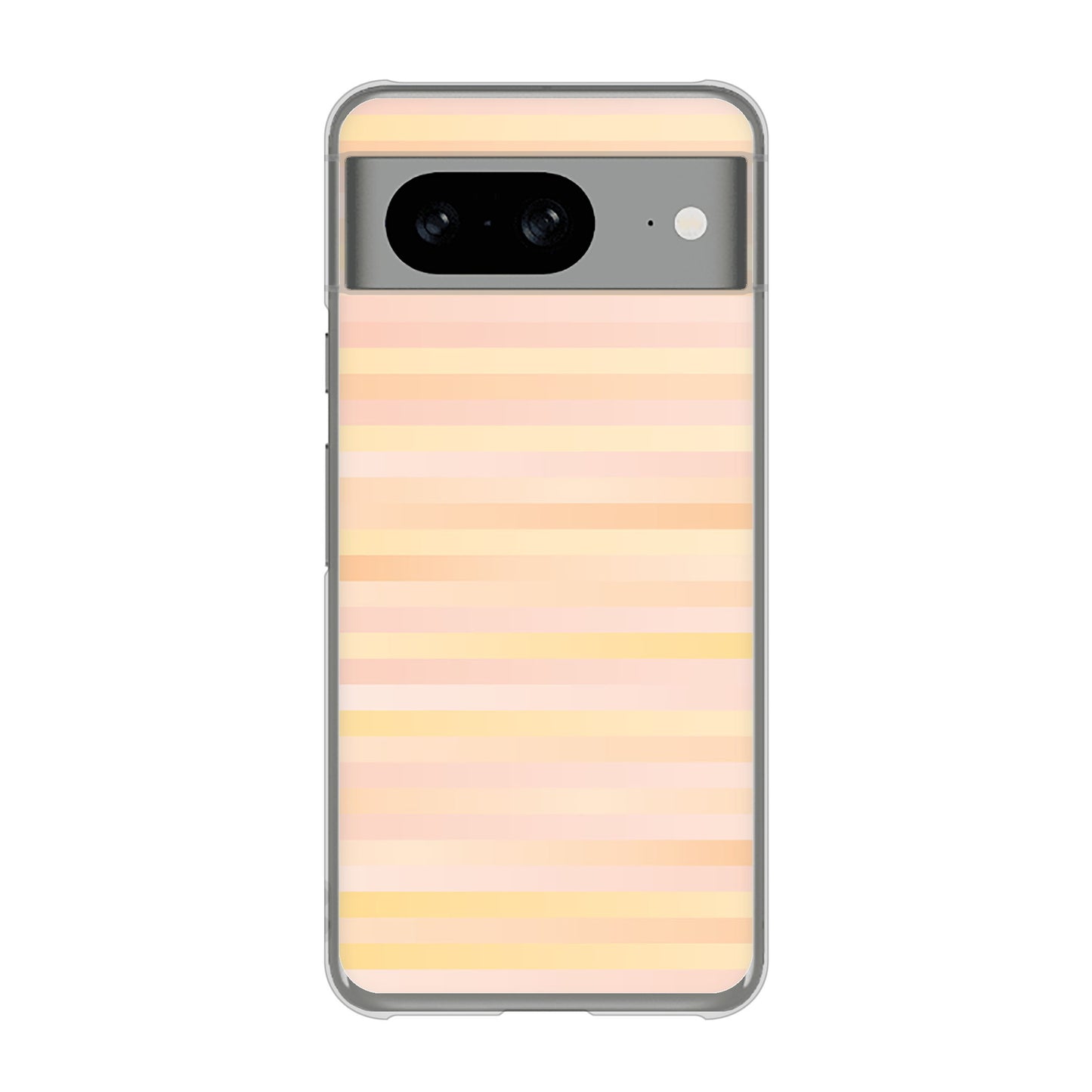 Google Pixel 8 グラデーションボーダー ハードケース 背面印刷