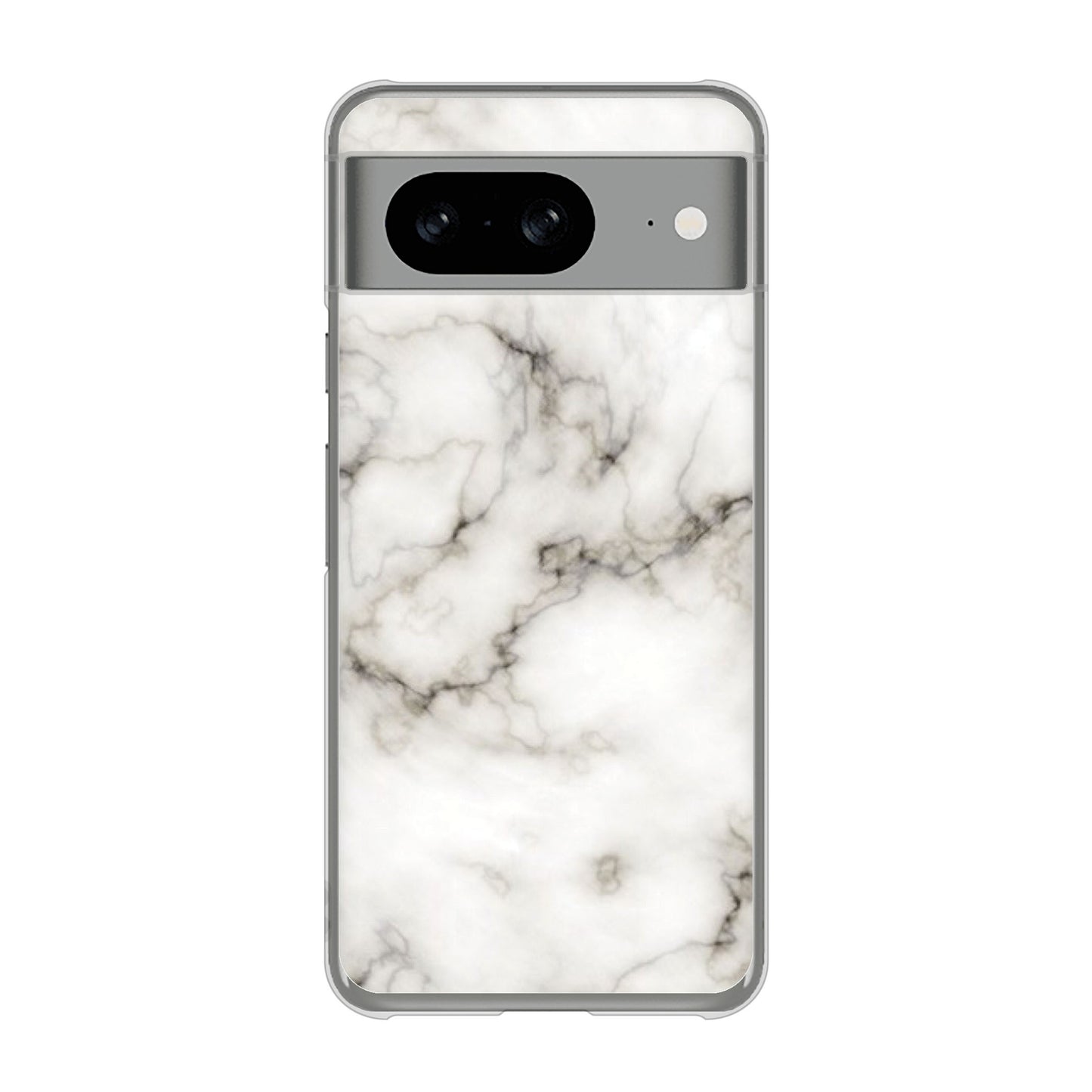 Google Pixel 8 大理石BK ハードケース 背面印刷