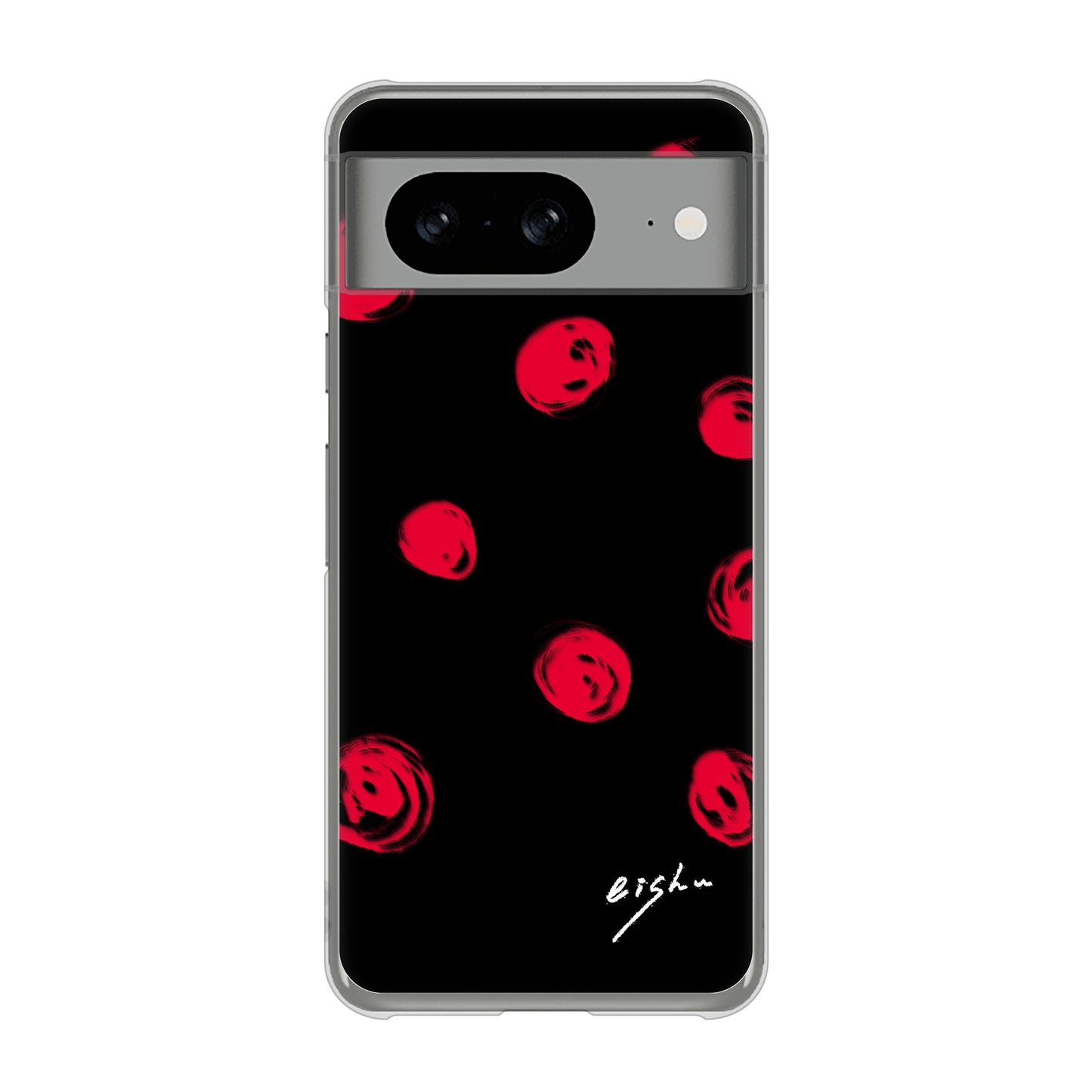 Google Pixel 8 大野詠舟 手描きシンプル ハードケース 背面印刷