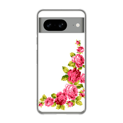 Google Pixel 8 ロマンチックなバラ ハードケース 背面印刷