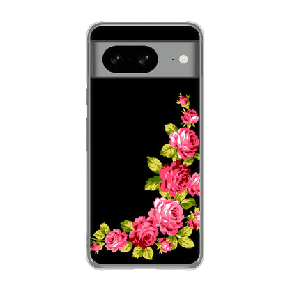 Google Pixel 8 ロマンチックなバラ ハードケース 背面印刷