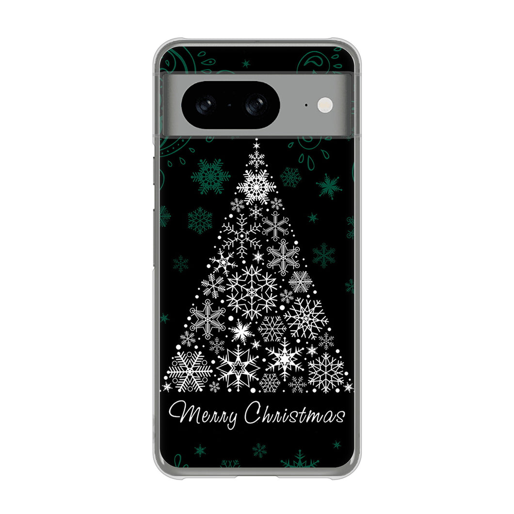 Google Pixel 8 高画質仕上げ 背面印刷 ハードケースクリスマス