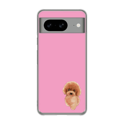 Google Pixel 8 トイプードルレッド ハードケース 背面印刷