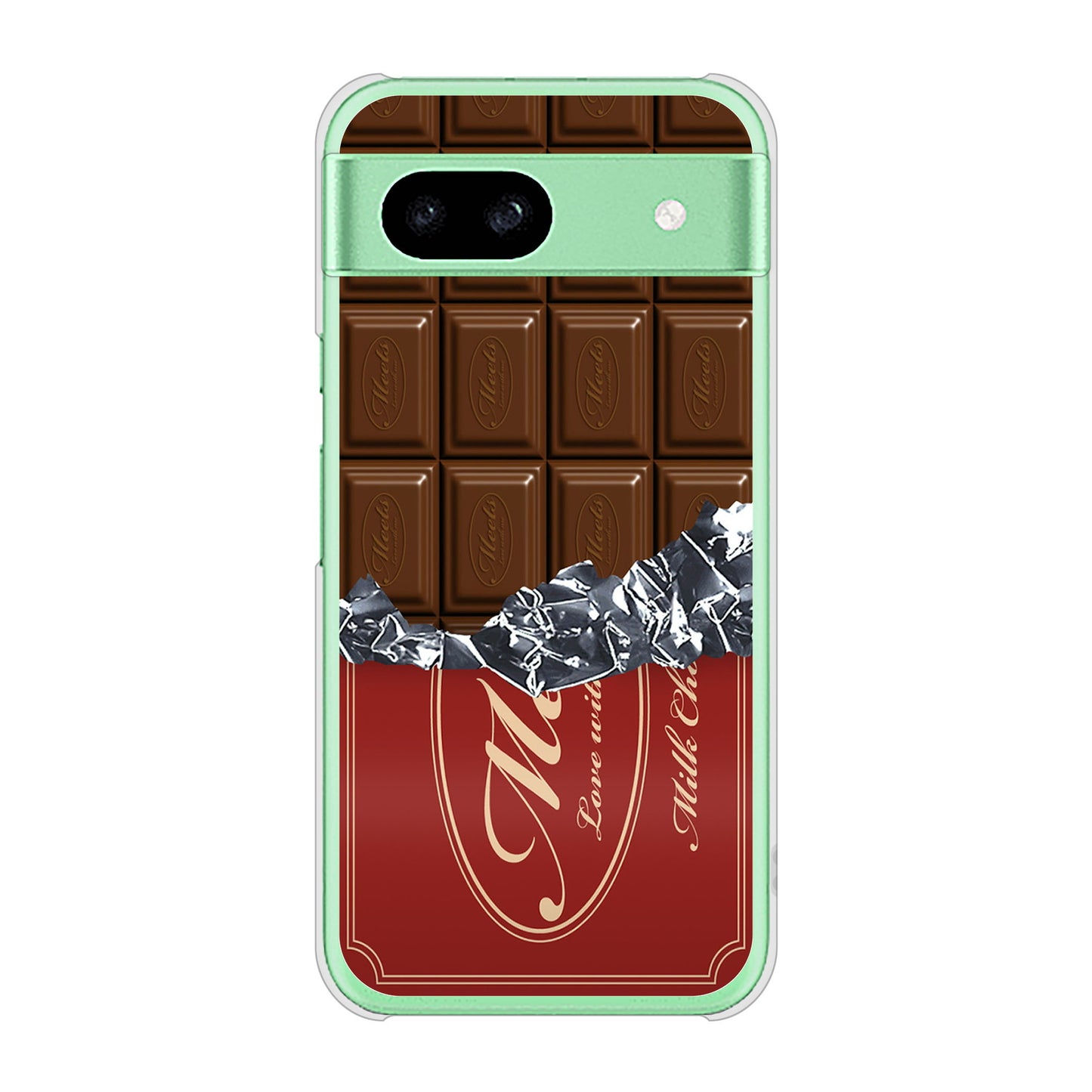 Google Pixel 8a 板チョコ ハードケース 背面印刷