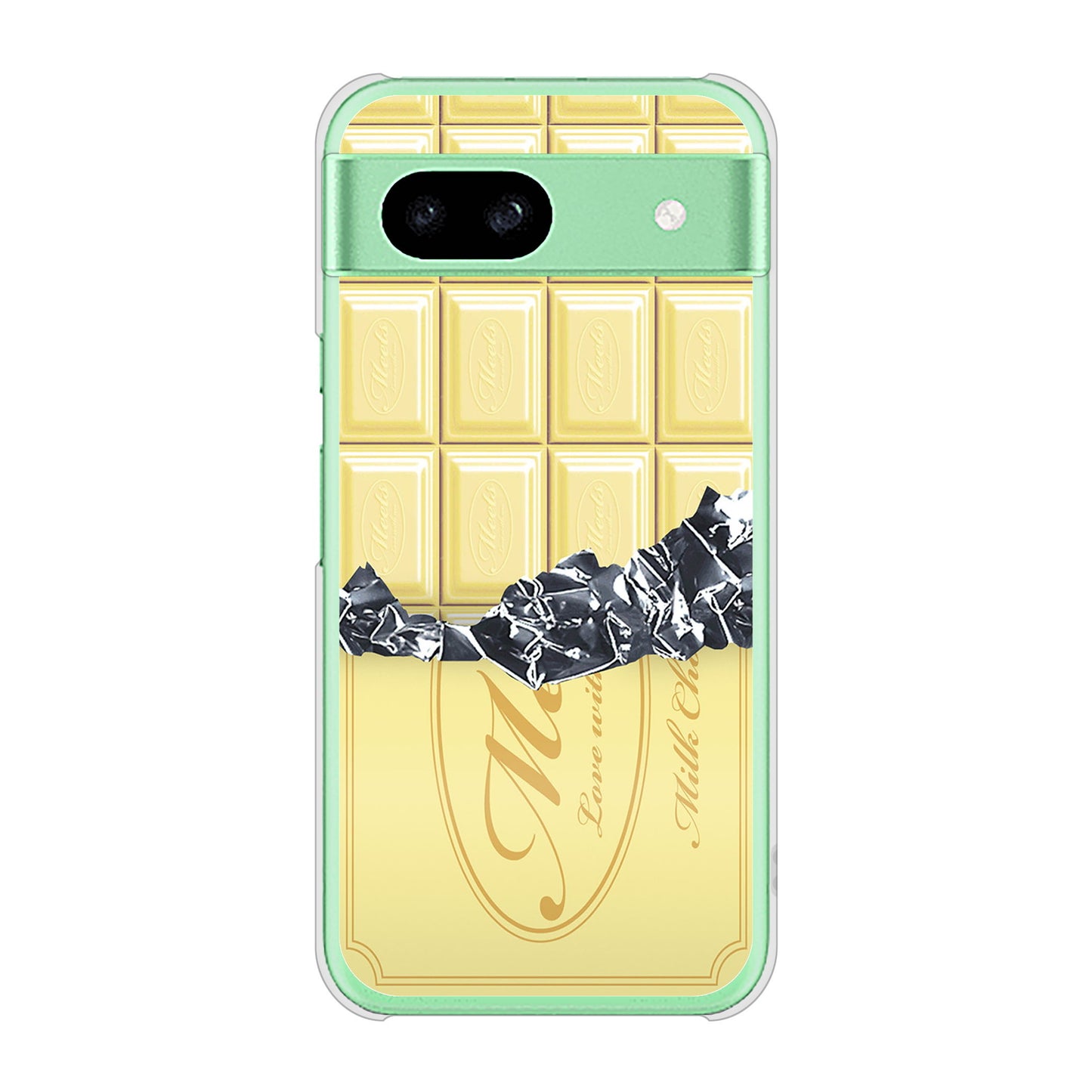 Google Pixel 8a 板チョコ ハードケース 背面印刷