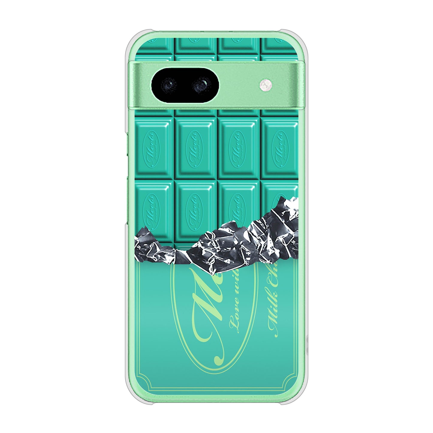 Google Pixel 8a 板チョコ ハードケース 背面印刷