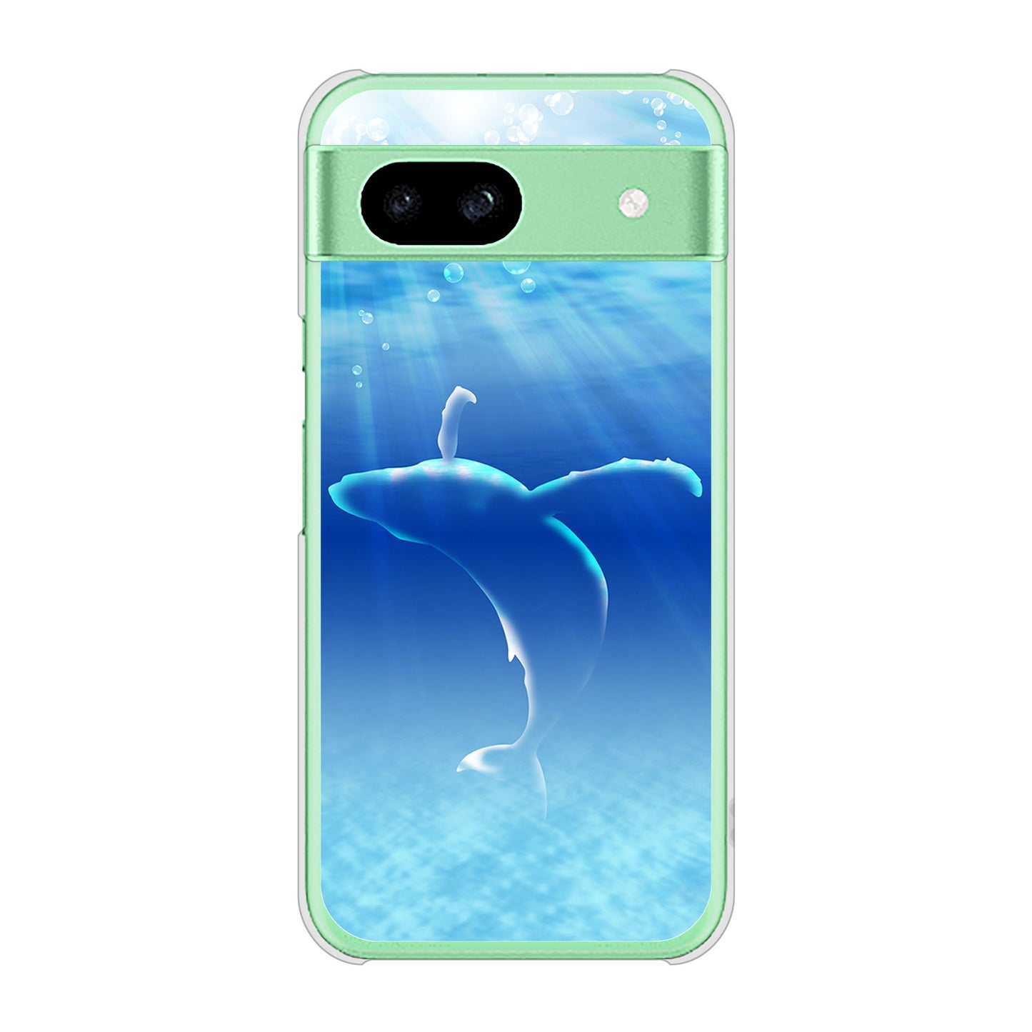 Google Pixel 8a 海の守り神 ハードケース 背面印刷