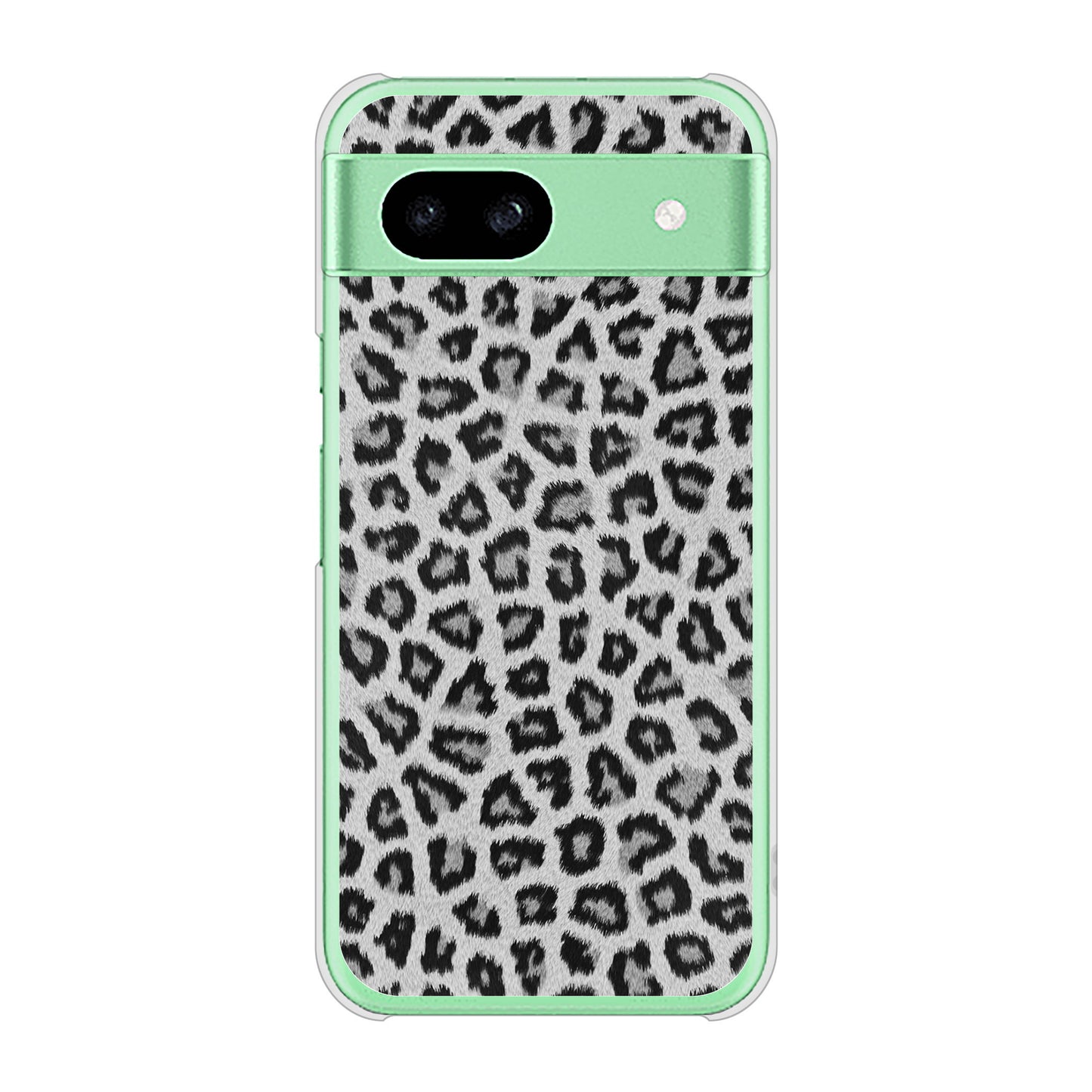 Google Pixel 8a ヒョウ柄ベーシックS ハードケース 背面印刷