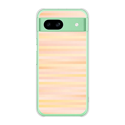 Google Pixel 8a グラデーションボーダー ハードケース 背面印刷