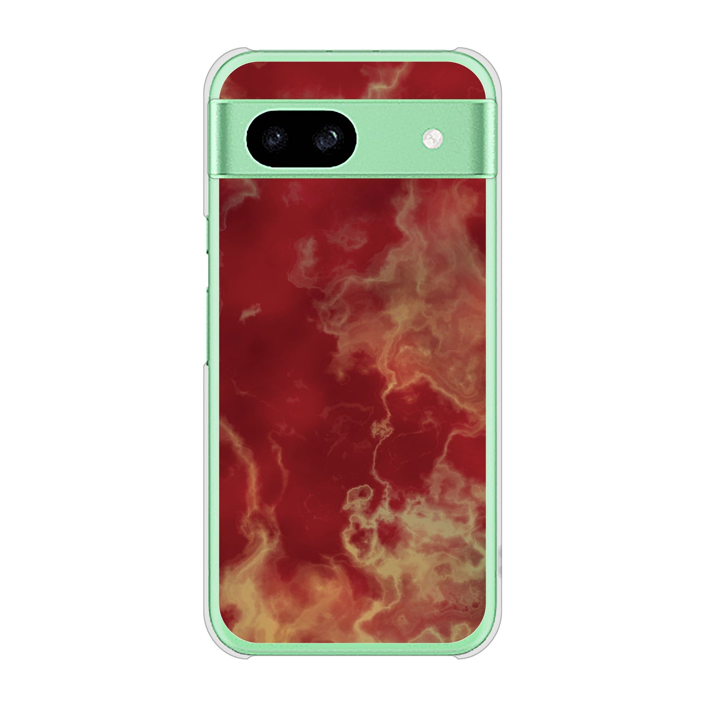 Google Pixel 8a 大理石BK ハードケース 背面印刷