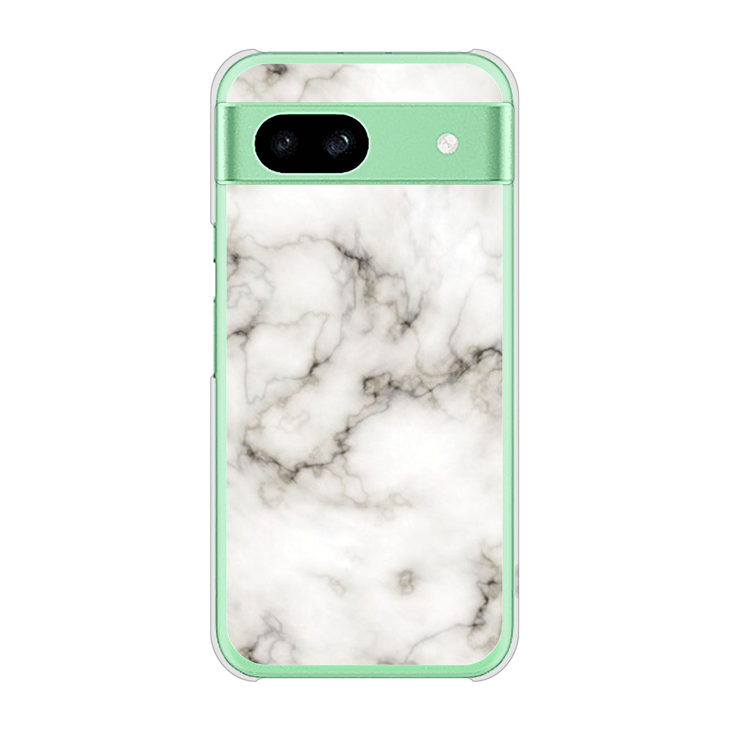 Google Pixel 8a 大理石BK ハードケース 背面印刷