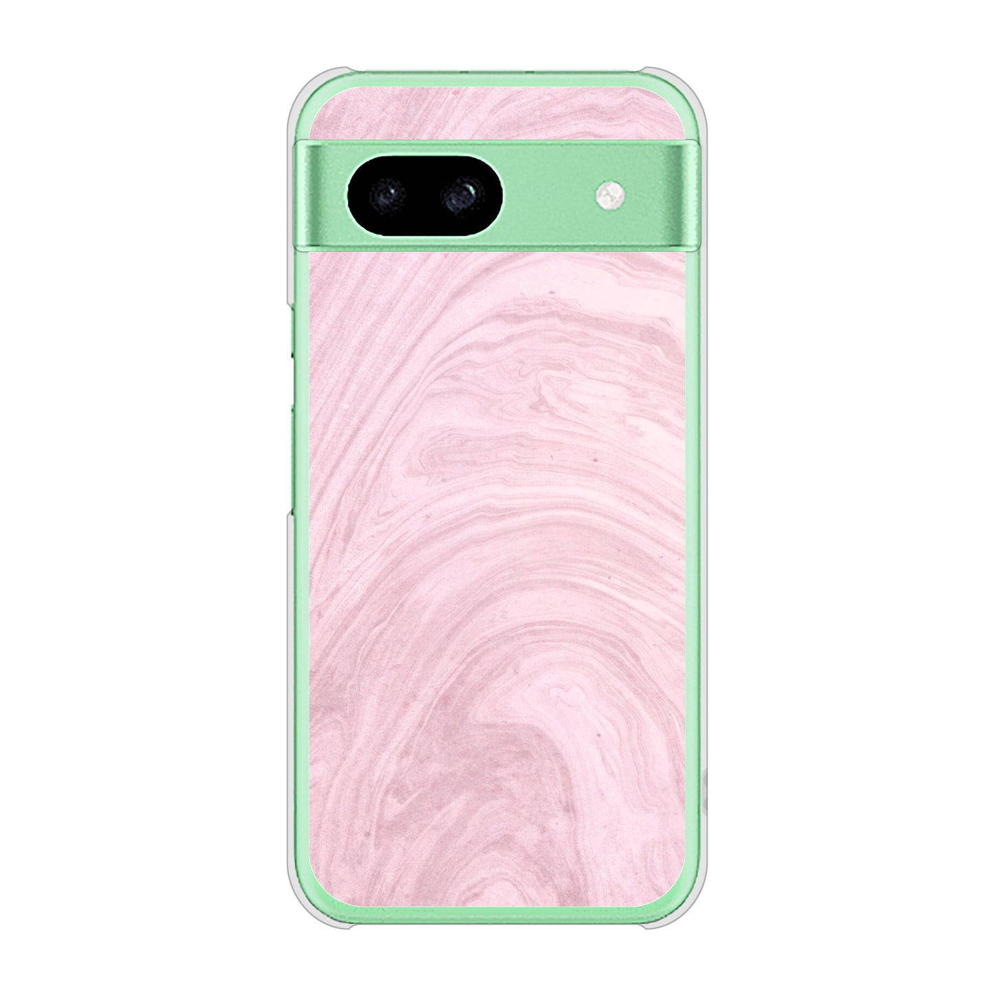 Google Pixel 8a 大理石BK ハードケース 背面印刷