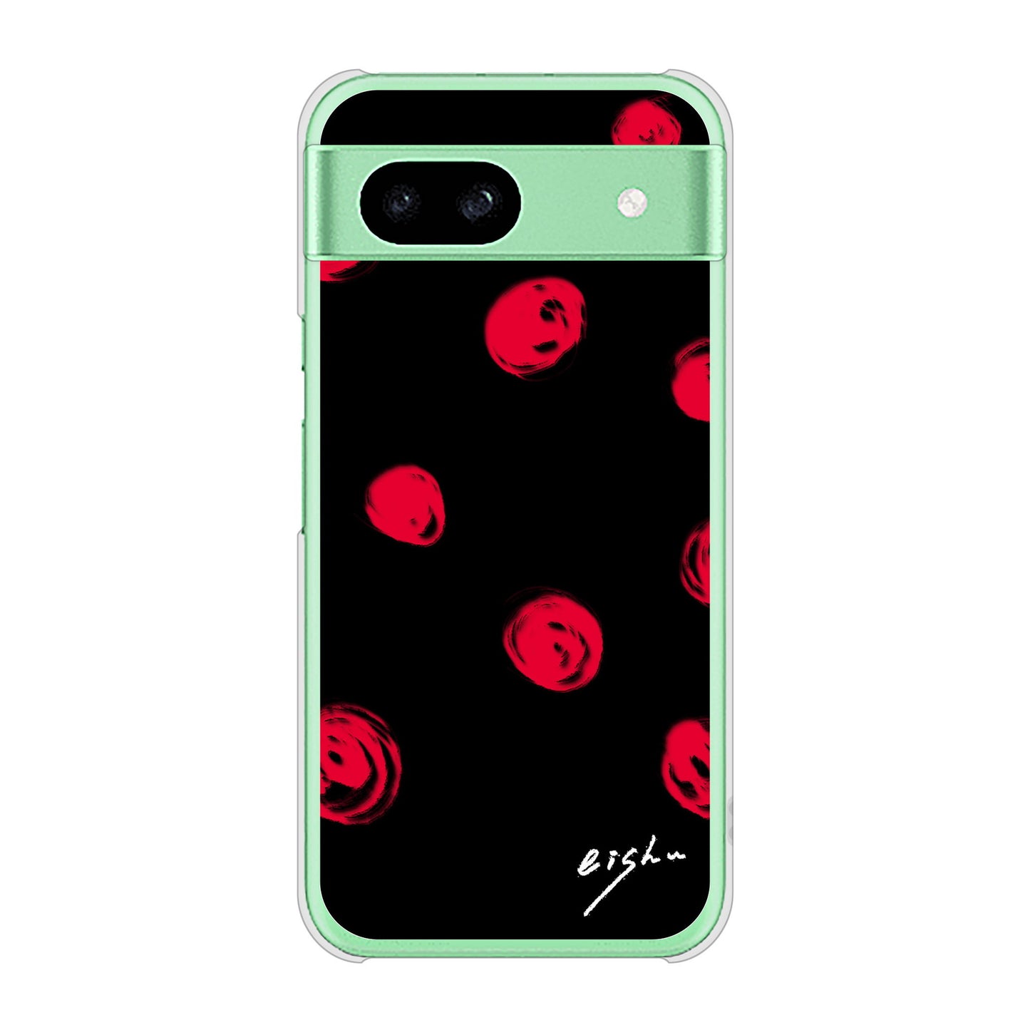 Google Pixel 8a 大野詠舟 手描きシンプル ハードケース 背面印刷