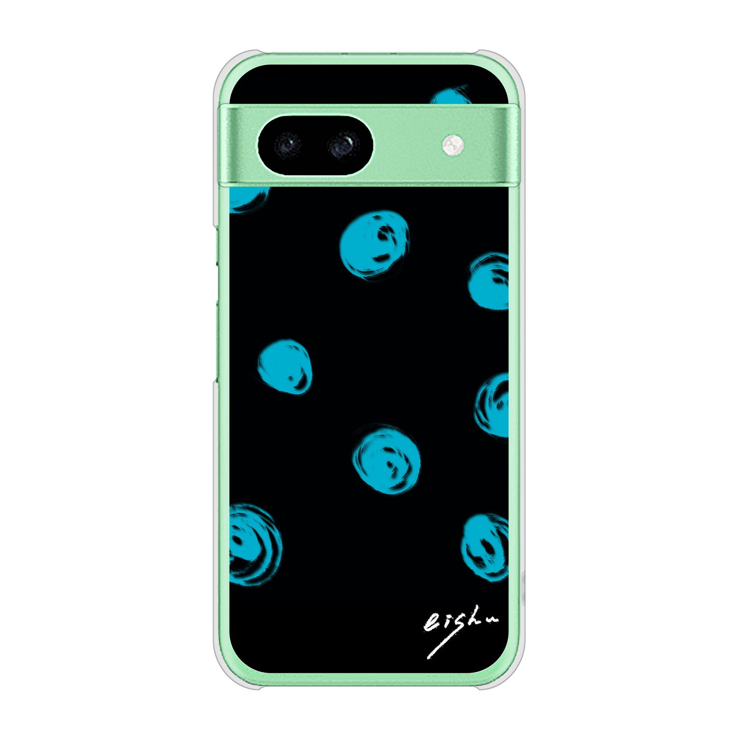 Google Pixel 8a 大野詠舟 手描きシンプル ハードケース 背面印刷