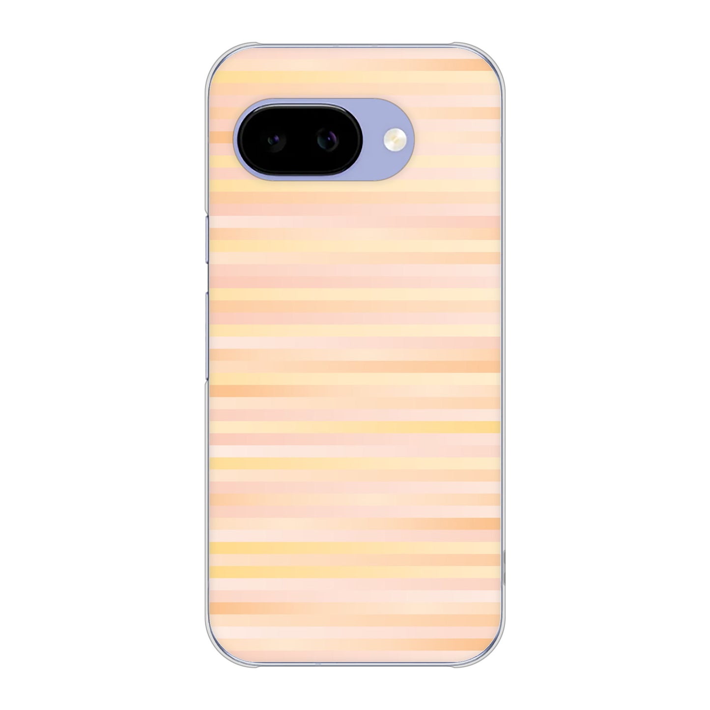 Google Pixel 9a グラデーションボーダー ハードケース 背面印刷