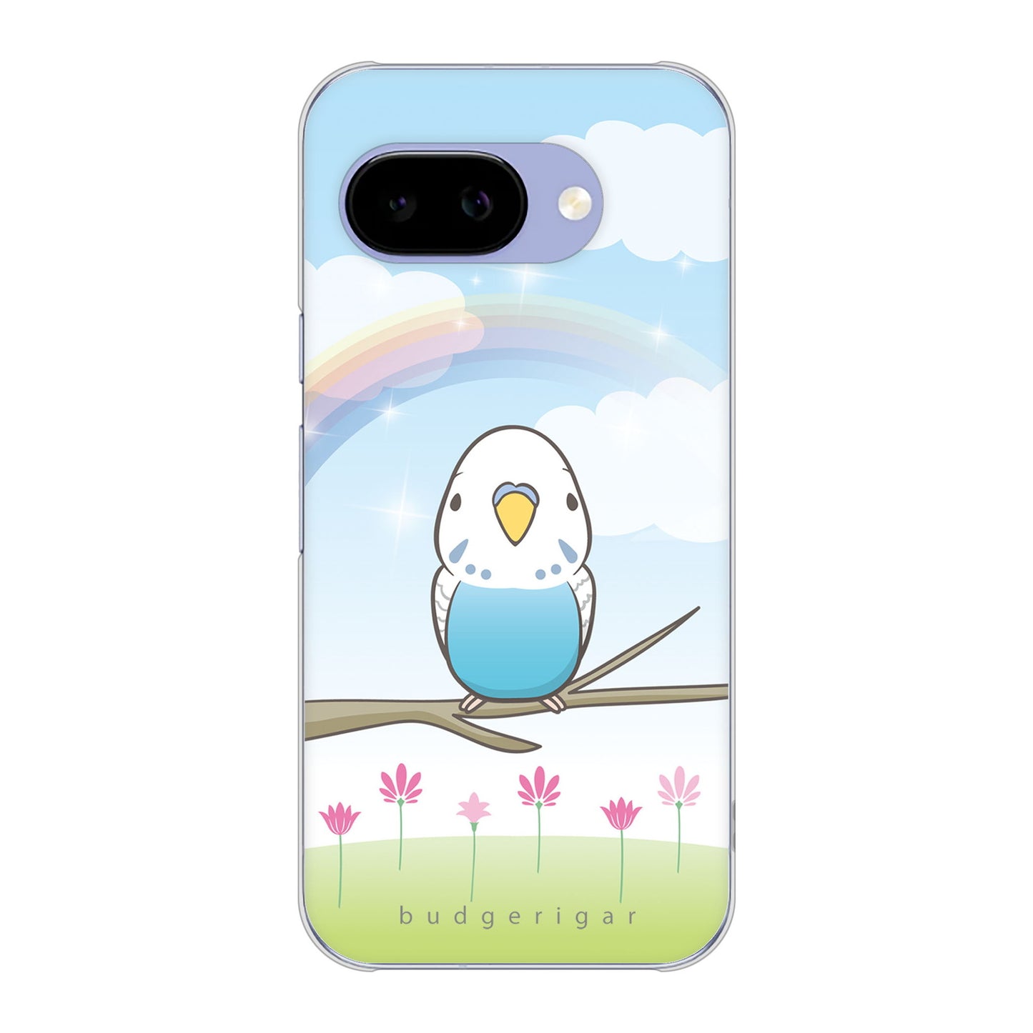 Google Pixel 9a セキセイインコ ハードケース 背面印刷