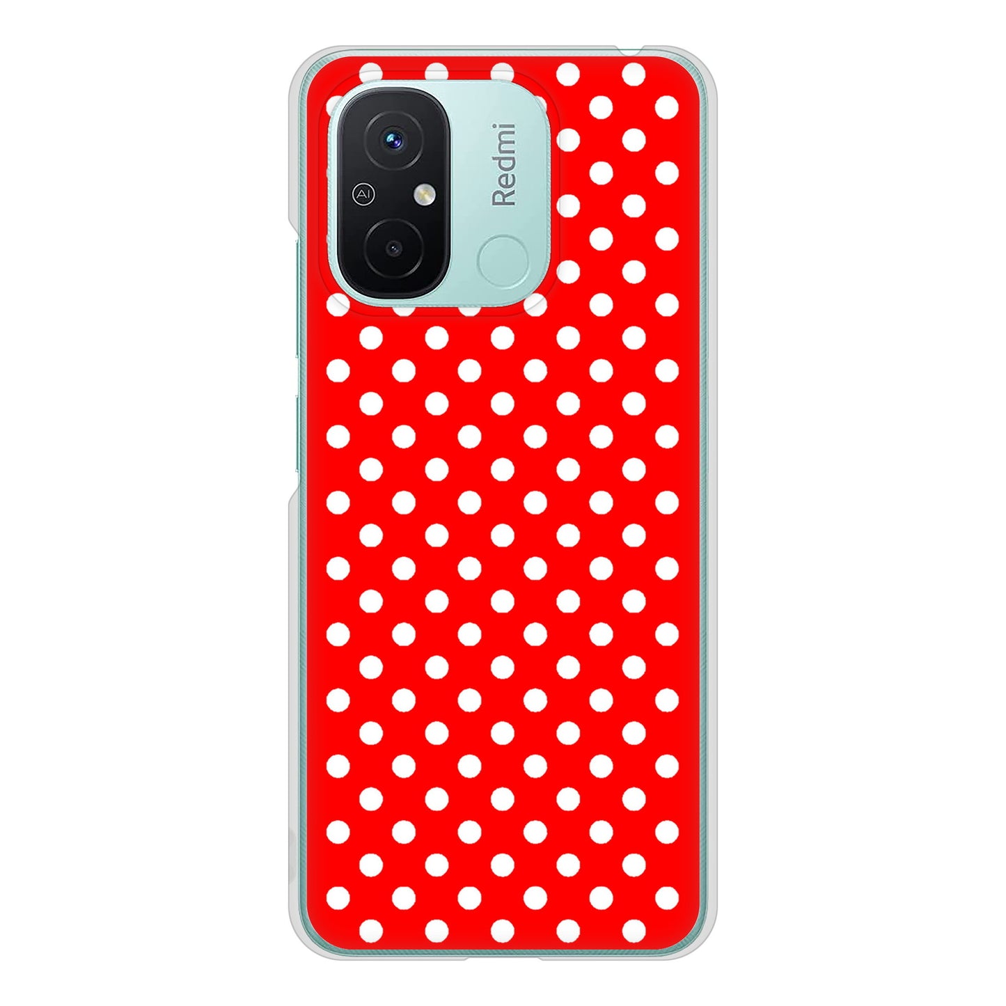 Xiaomi Redmi 12C シンプル柄（水玉） ハードケース 背面印刷