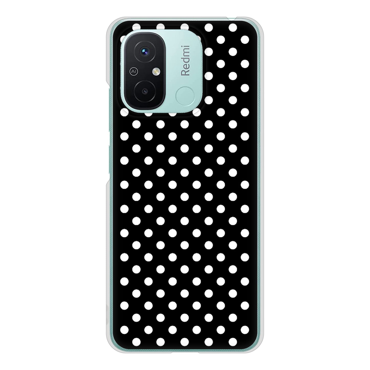 Xiaomi Redmi 12C シンプル柄（水玉） ハードケース 背面印刷