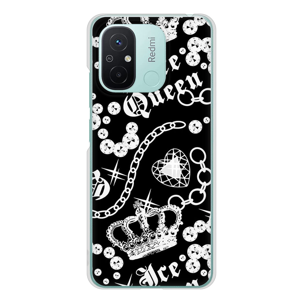 Xiaomi Redmi 12C 187 ゴージャス クラウン ハードケース 背面印刷