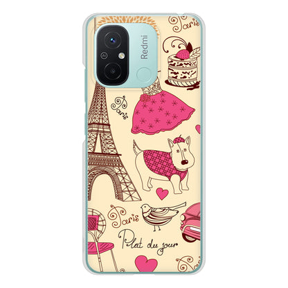 Xiaomi Redmi 12C LOVE フランス ハードケース 背面印刷