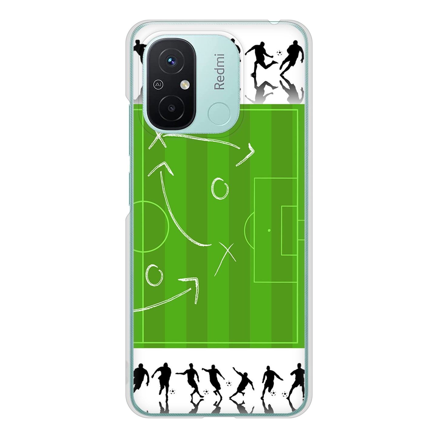 Xiaomi Redmi 12C 304 サッカー戦略ボード ハードケース 背面印刷