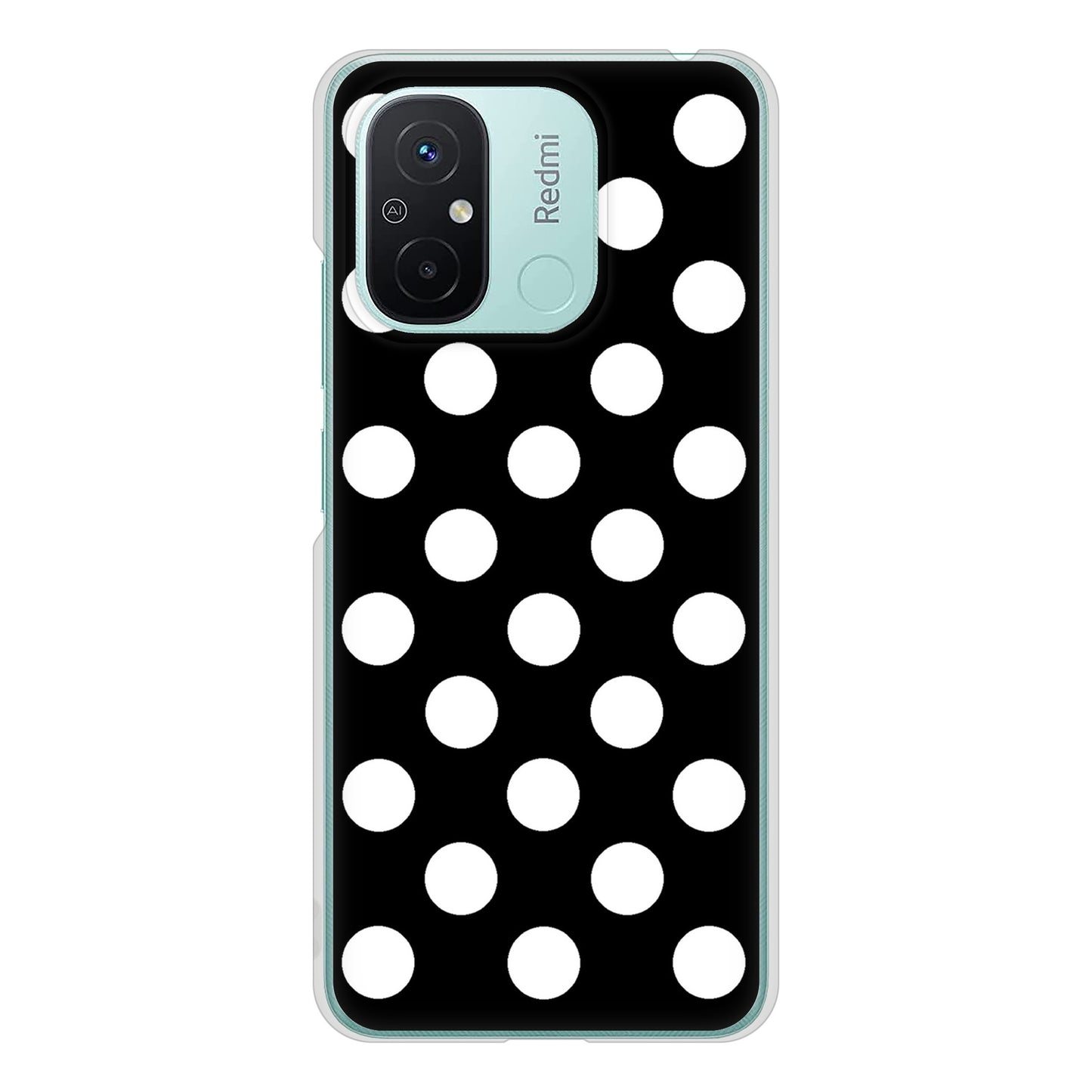 Xiaomi Redmi 12C シンプル柄（水玉） ハードケース 背面印刷