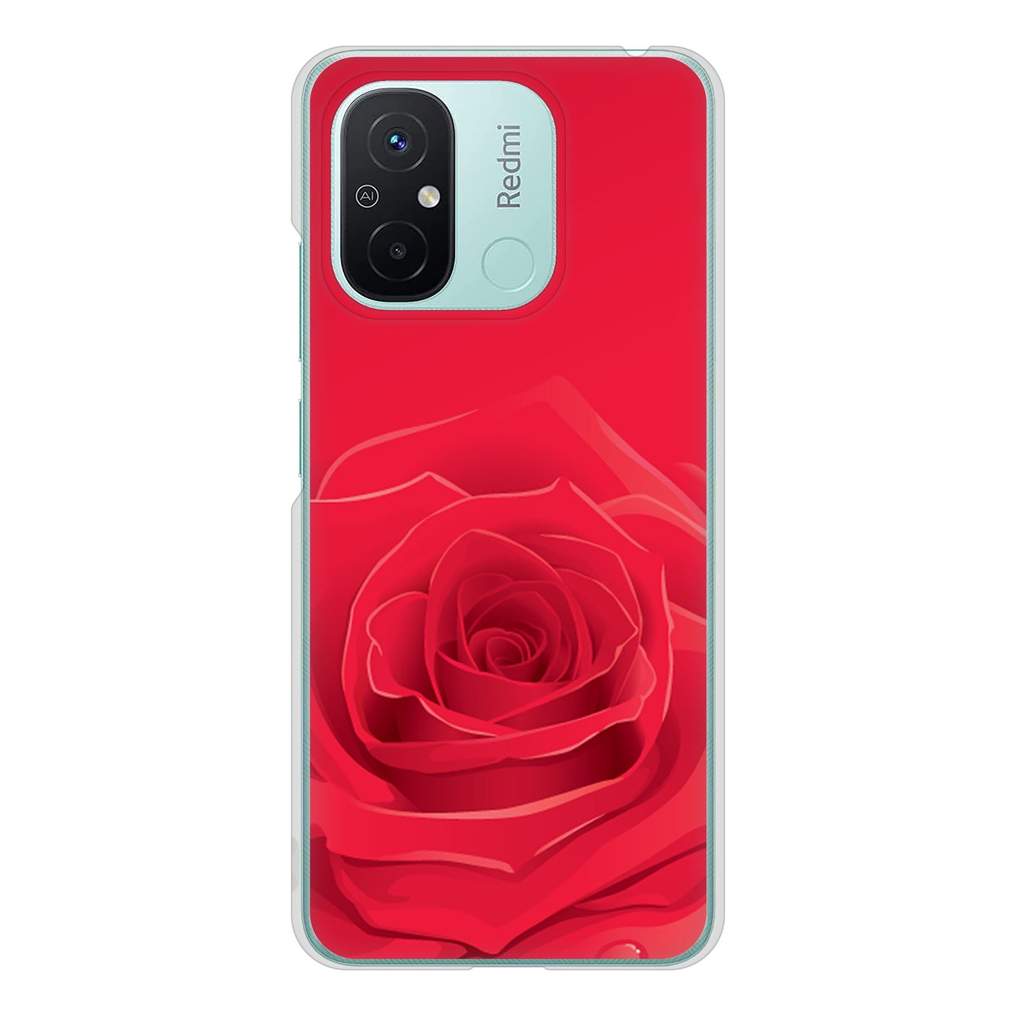 Xiaomi Redmi 12C バラ ハードケース 背面印刷