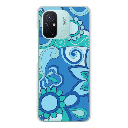 Xiaomi Redmi 12C 409 ブルーミックス ハードケース 背面印刷