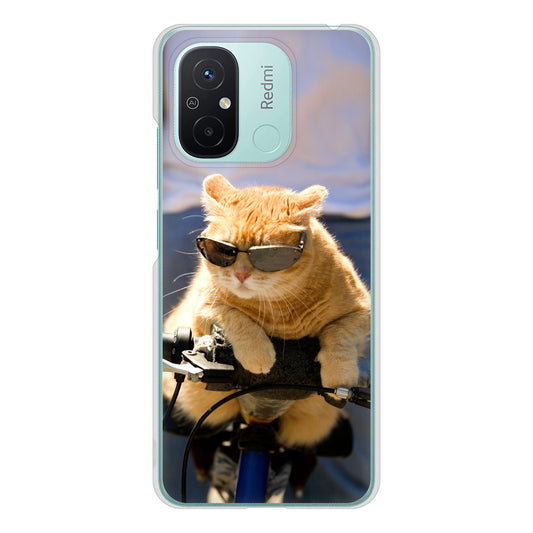 Xiaomi Redmi 12C 595 にゃんとサイクル ハードケース 背面印刷
